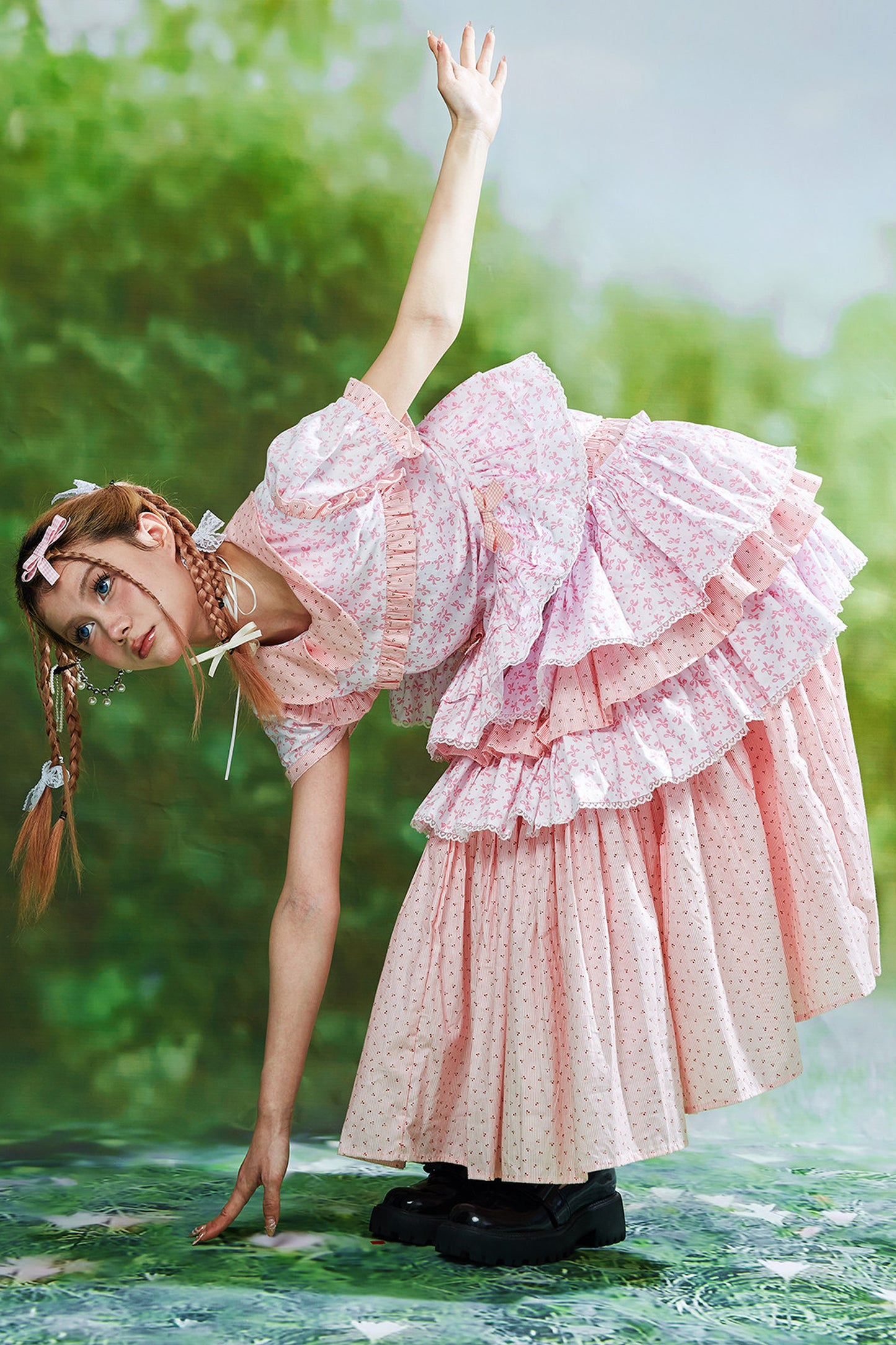 Ancient Pink Lolita Skirt