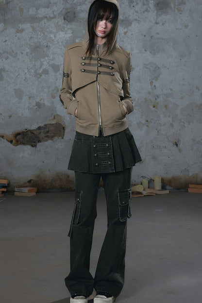 Napoleon Hooded Metal Jacket