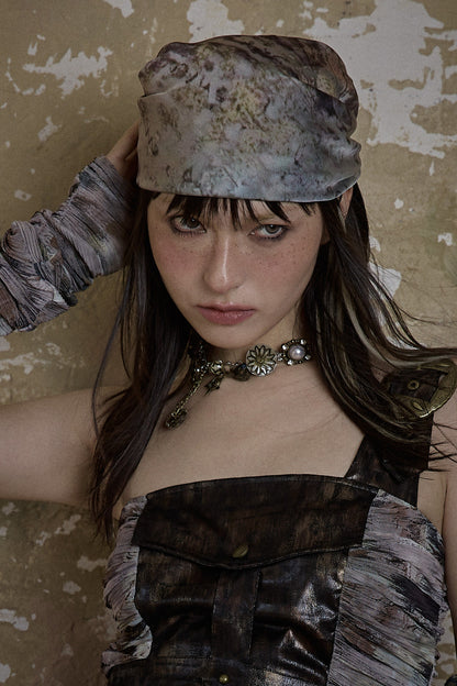 Retro Punk Distressed Necklace