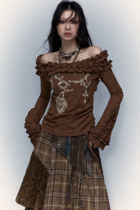 Retro Reversible Knit Top