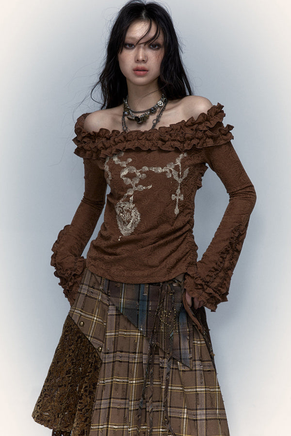 Retro Reversible Knit Top