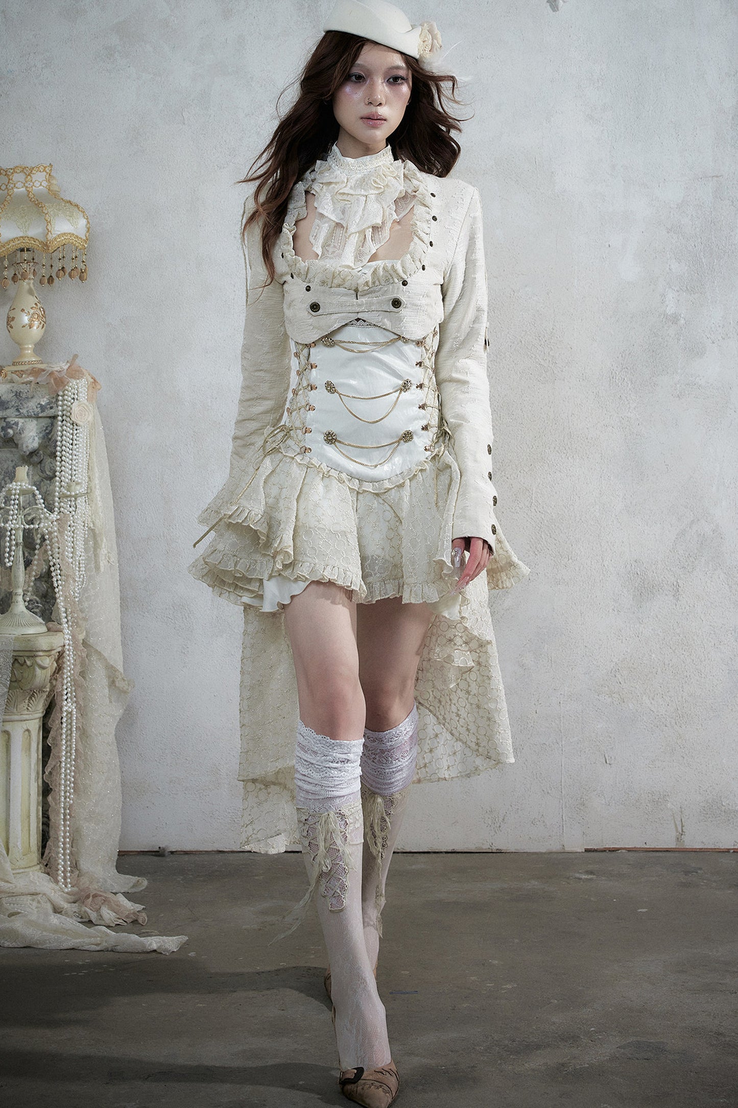Baroque Punk Leather Jacket