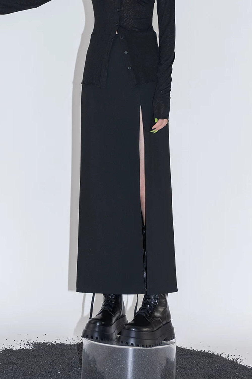 Layered Mesh Tube Top and Skirt Set-Up