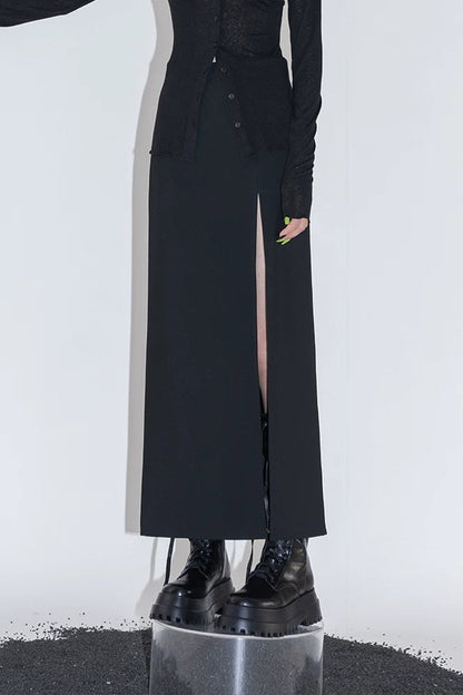 Layered Mesh Tube Top and Skirt Set-Up