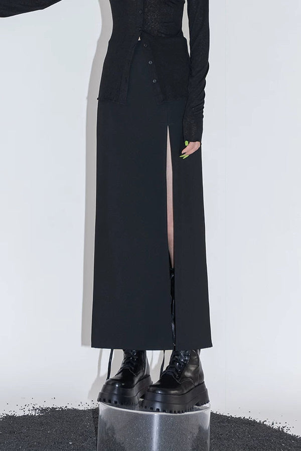 Layered Mesh Tube Top and Skirt Set-Up