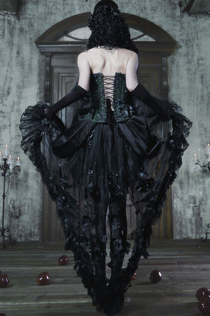 Gothic Fishbone Lace Corset Set-Up
