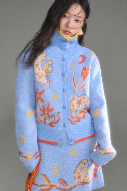 Bird Tulip Wool Knit Set-Up