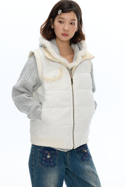 Reversible Cotton Padded Gilet