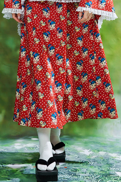 Showa Retro Childlike Kimono Top