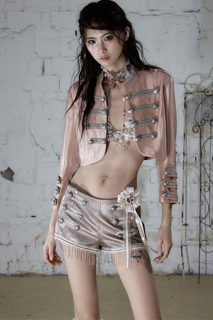 Punk Knight Leather Shorts