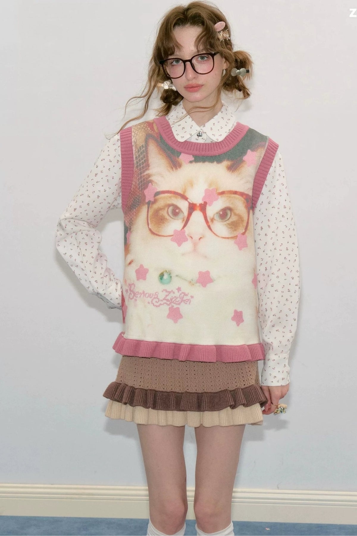 Star Polka Dot Cat Vest