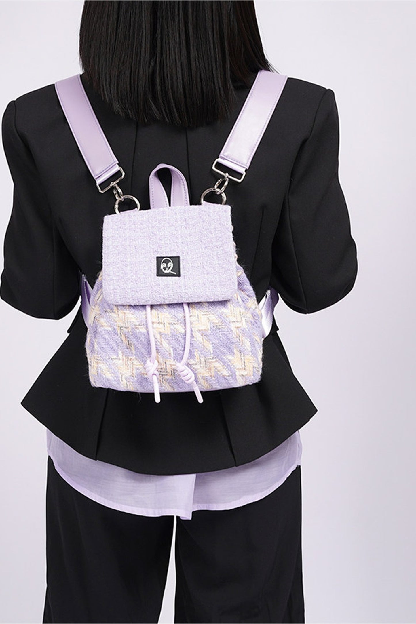Y2K Furry Crossbody Backpack