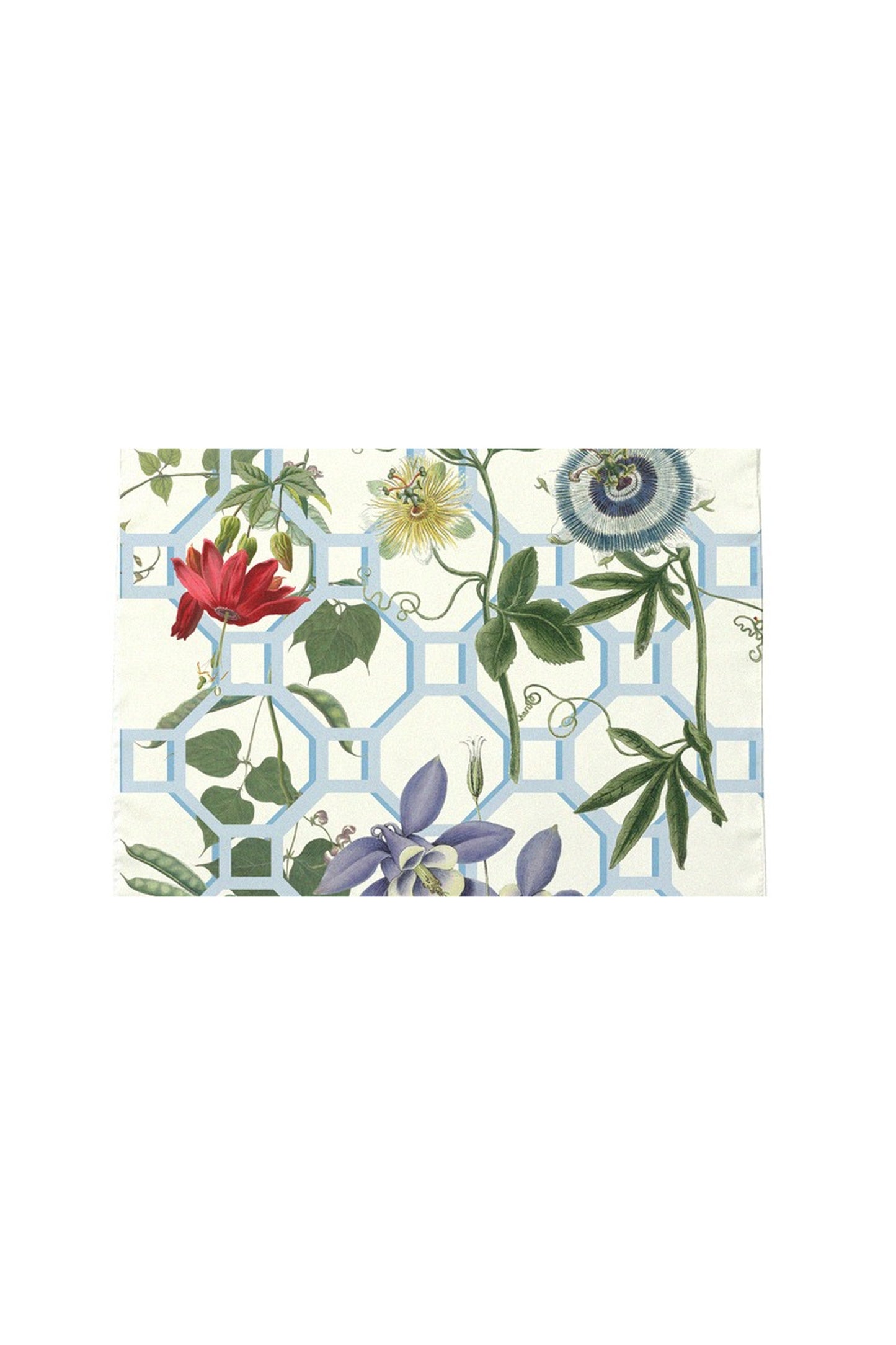 Cotton-Feel Printed Square Scarf