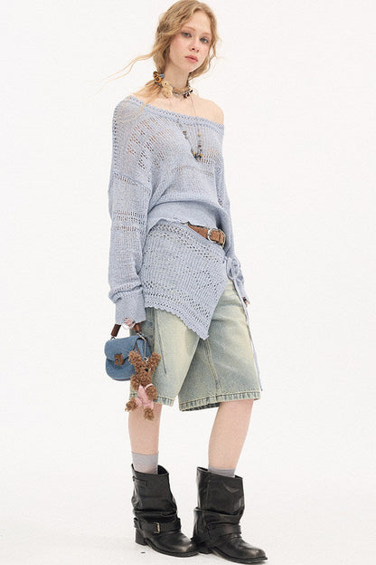 Asymmetrical Knit Top