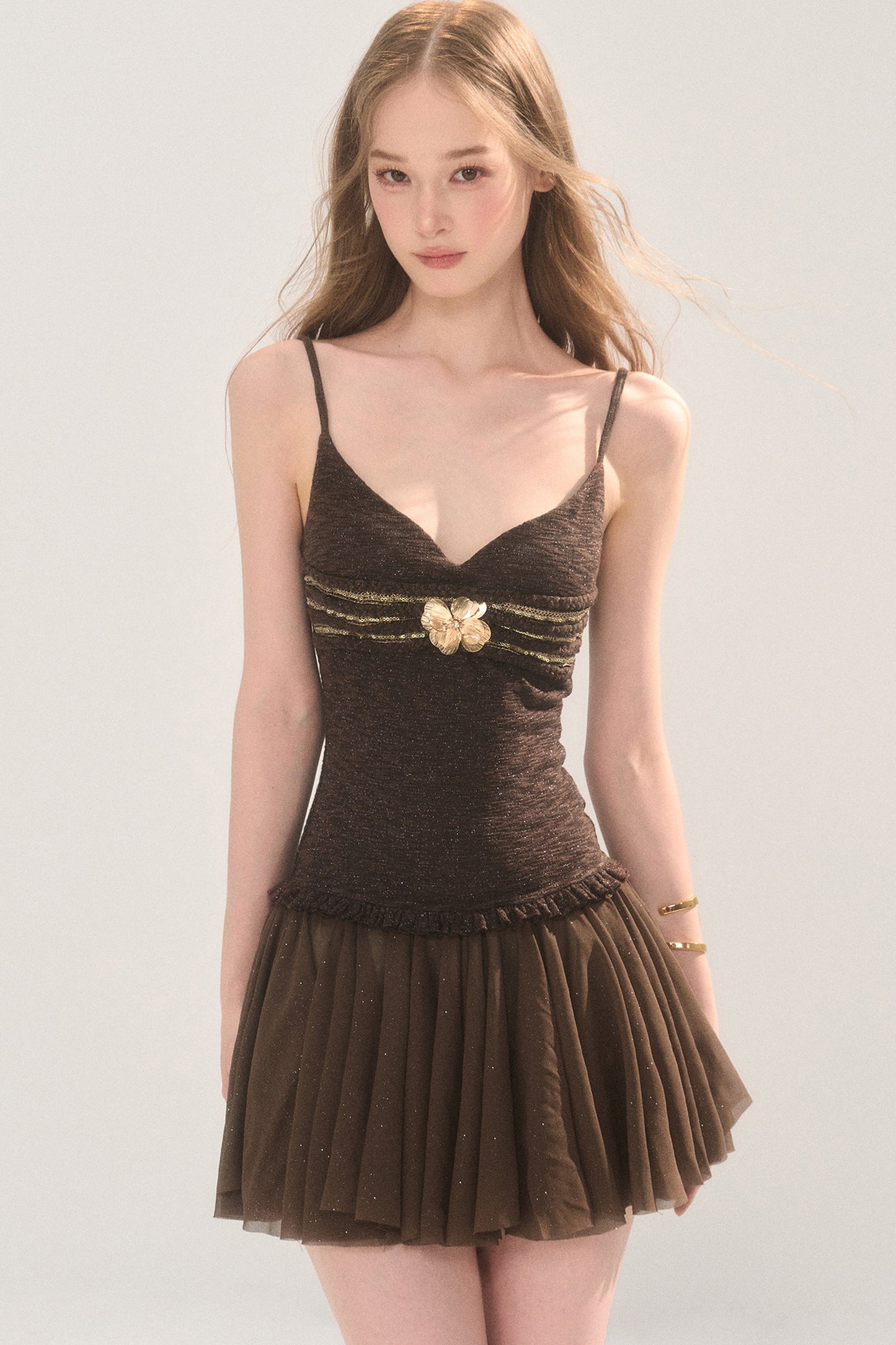 Sweet Floral Camisole Dress