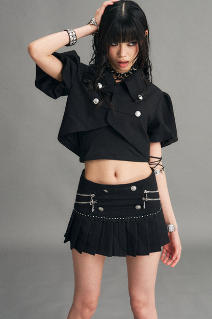 Palace Punk Pleated Skirt