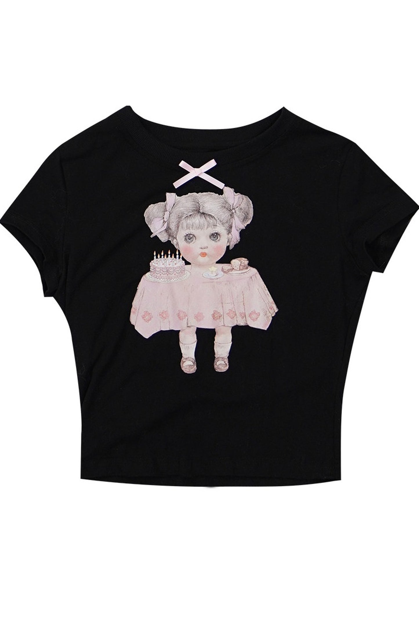 Cute Doll Short-Sleeved T-Shirt