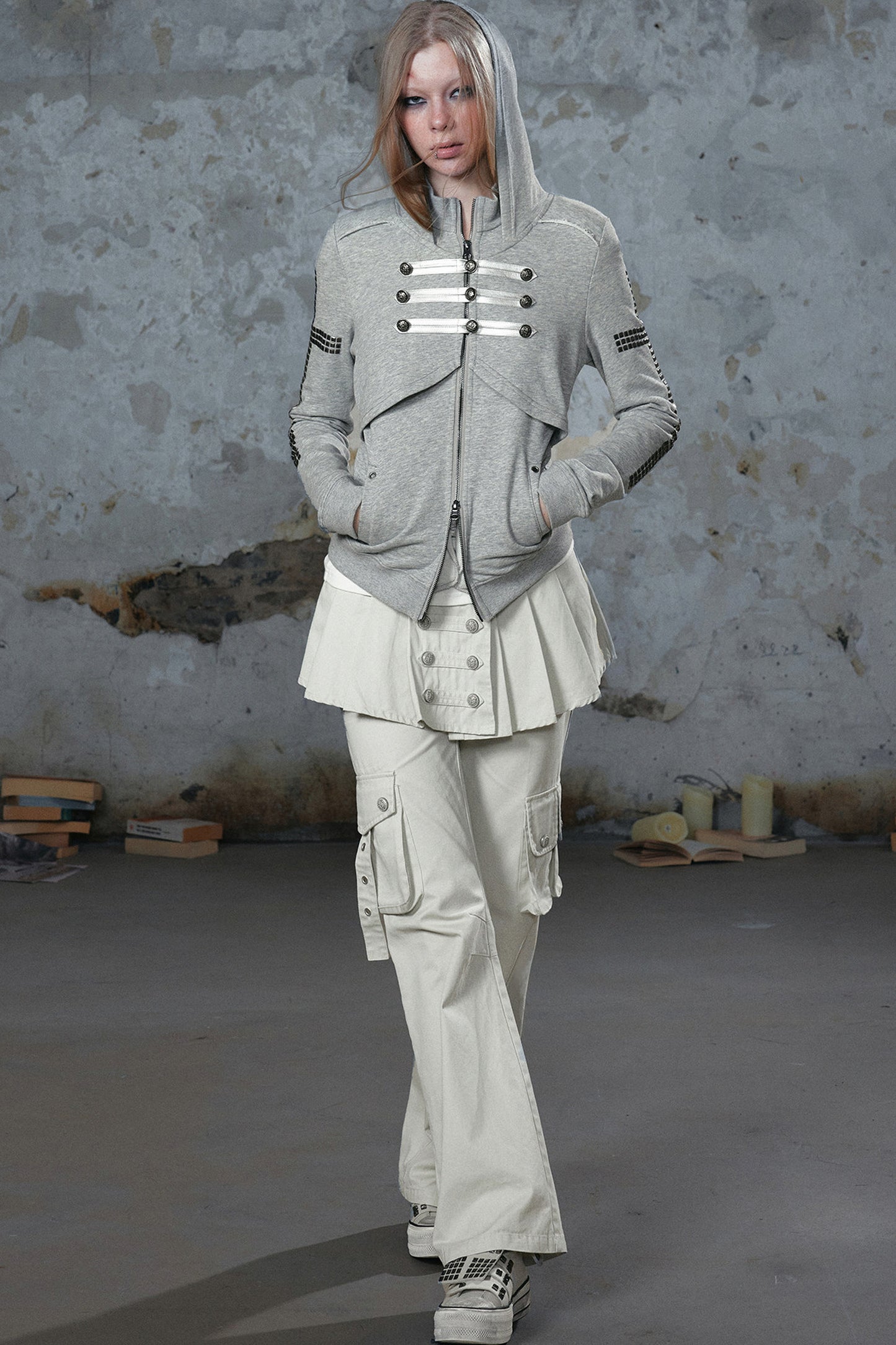 Napoleon Hooded Metal Jacket