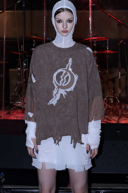 3-Layer Distressed T-Shirt