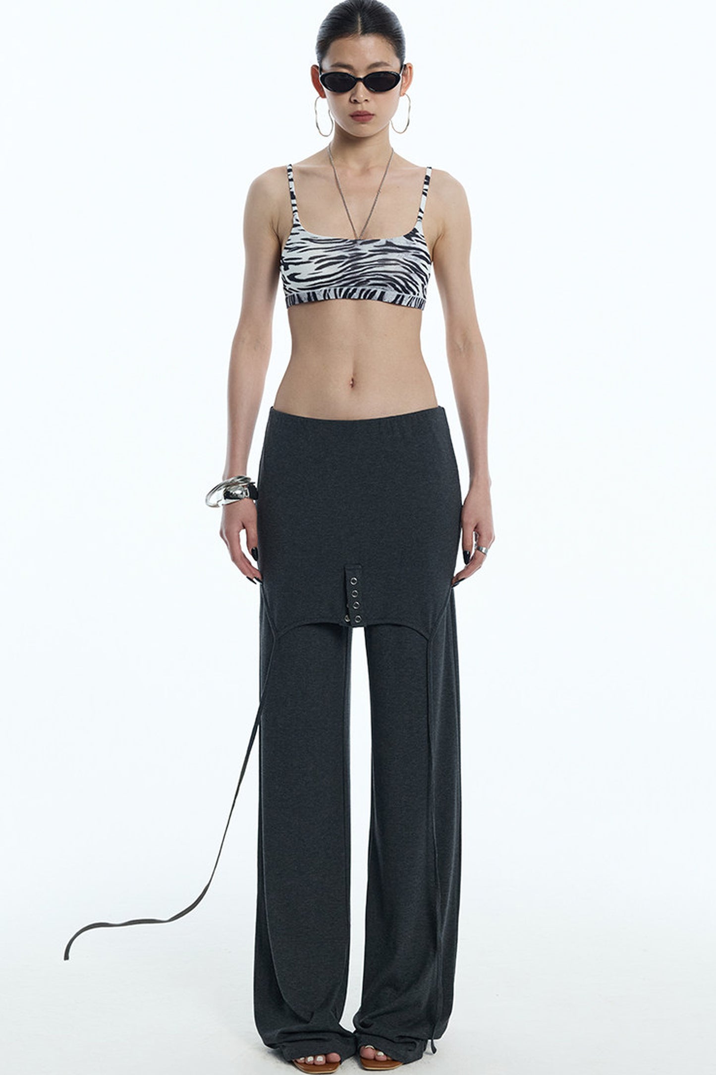 Reversible Drape Wide Leg Overalls