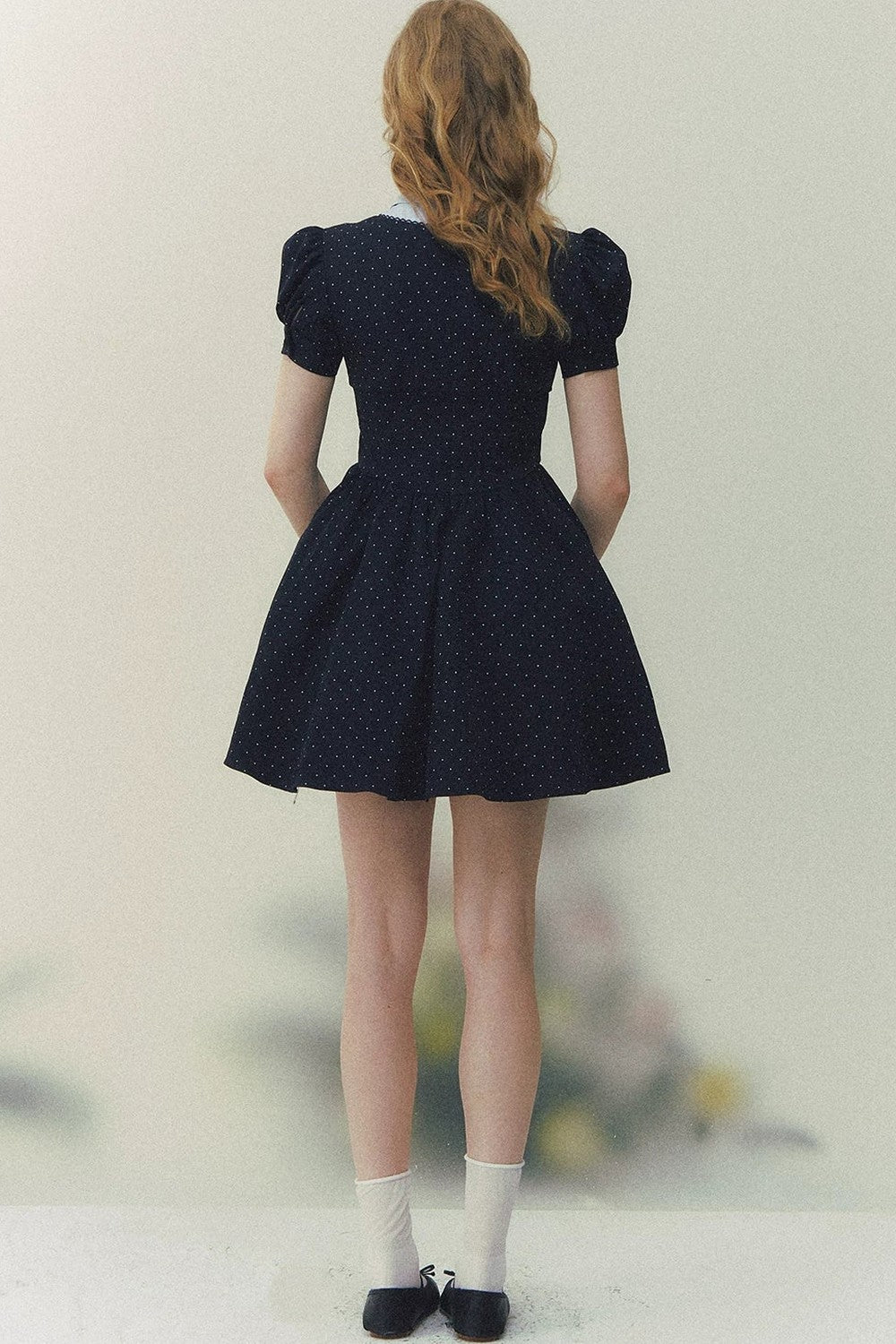 Robe Princesse Rétro à Pois