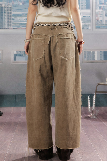 Pantalon droit imprimé