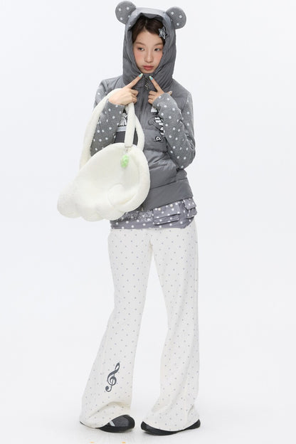 Bear Ears White Duck Down Jacket