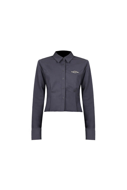 Y3K Structural Spliced Long Sleeve Shirt