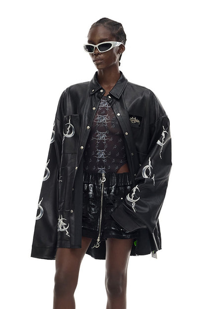Y2K Punk See-Through Mesh Base Layer