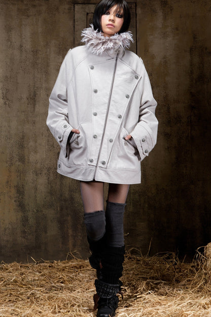 Style Mid-Length Loose Jacket