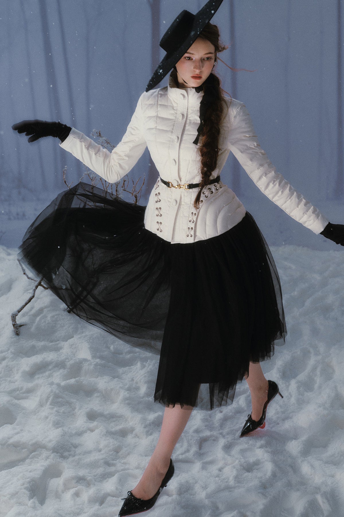 New Look Lightweight Down Jacket and Skirt Set-Up