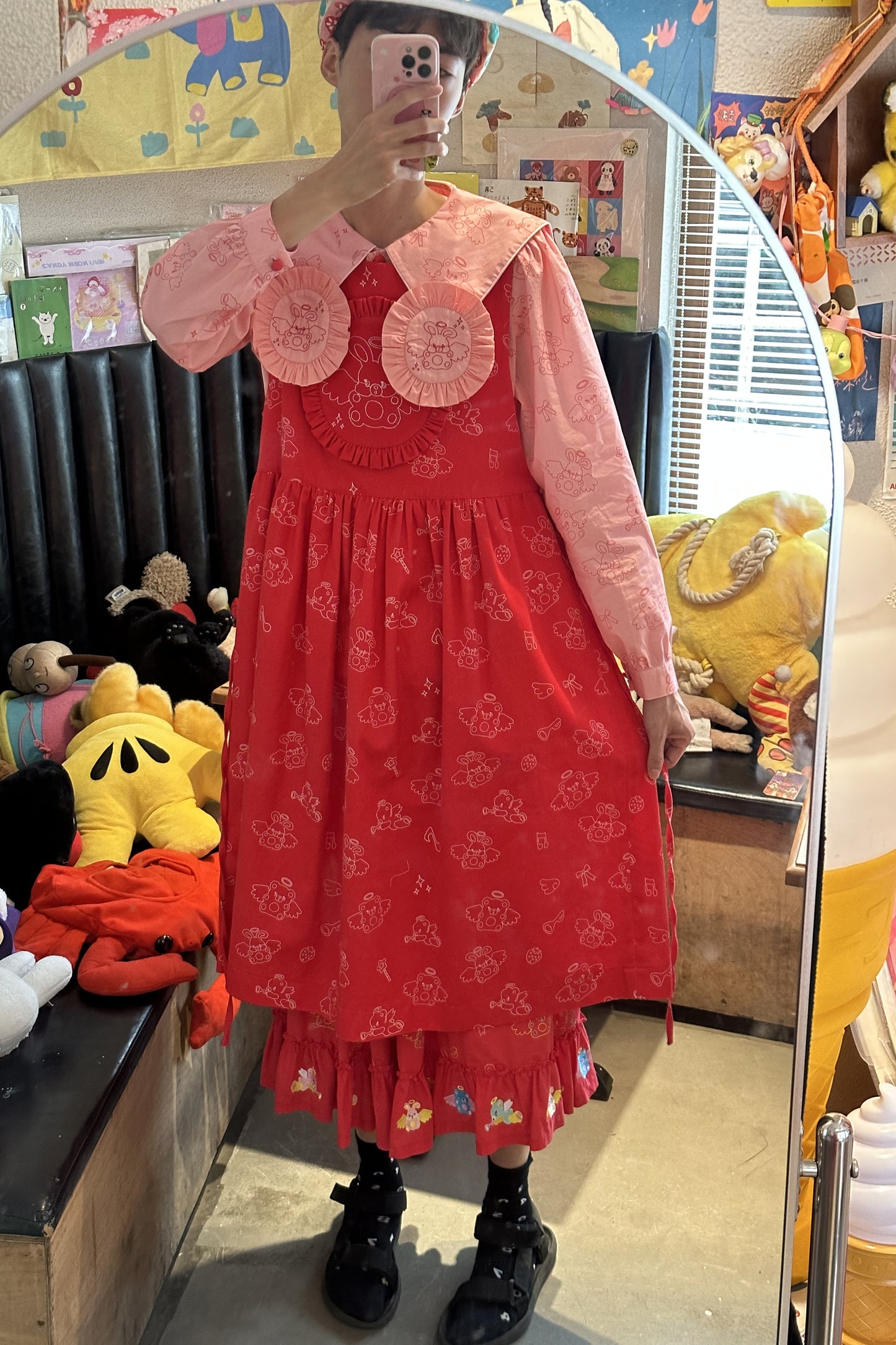 Bunny Collar Loose Blouse