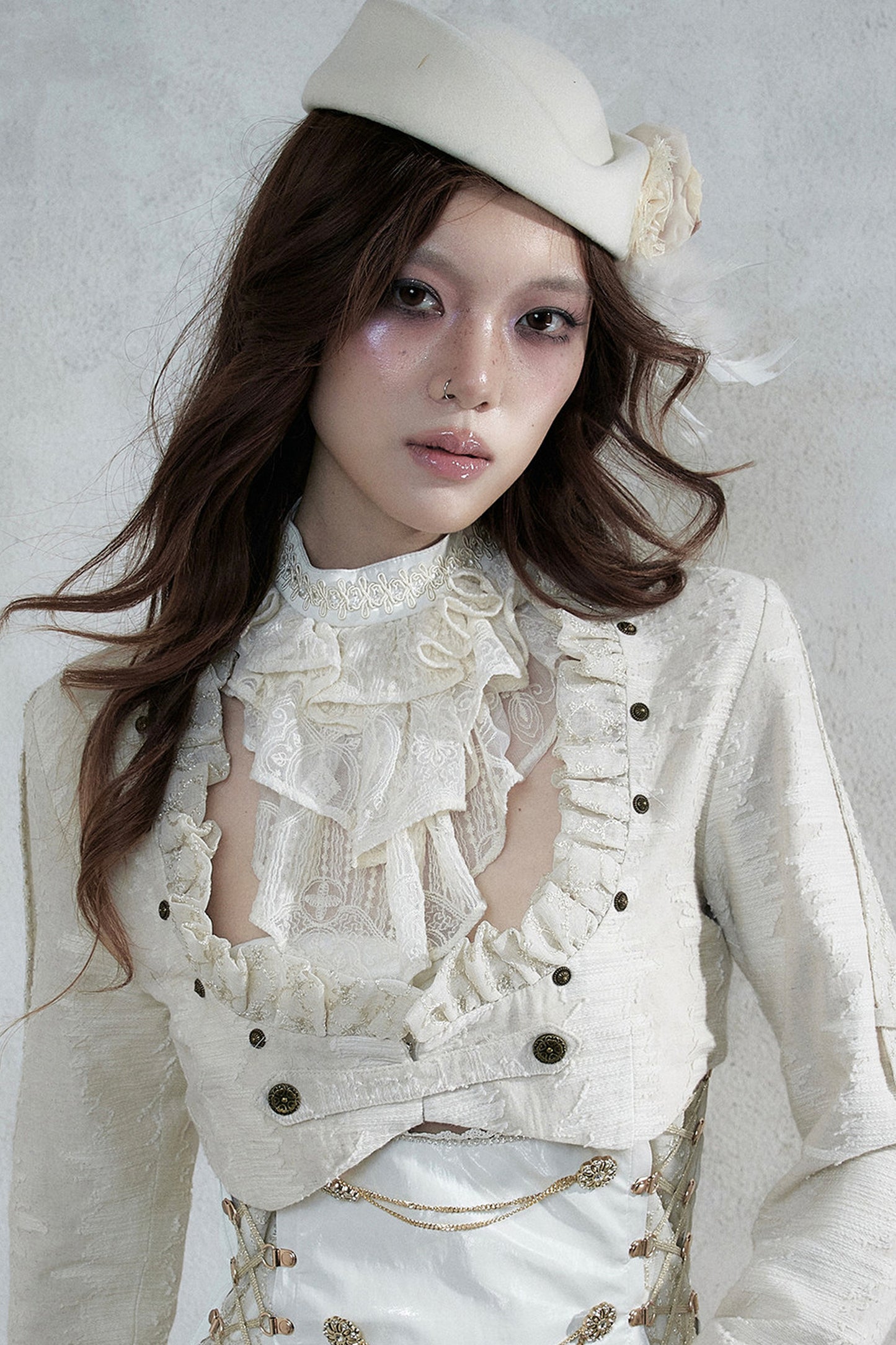 Baroque Lace Collar Scarf