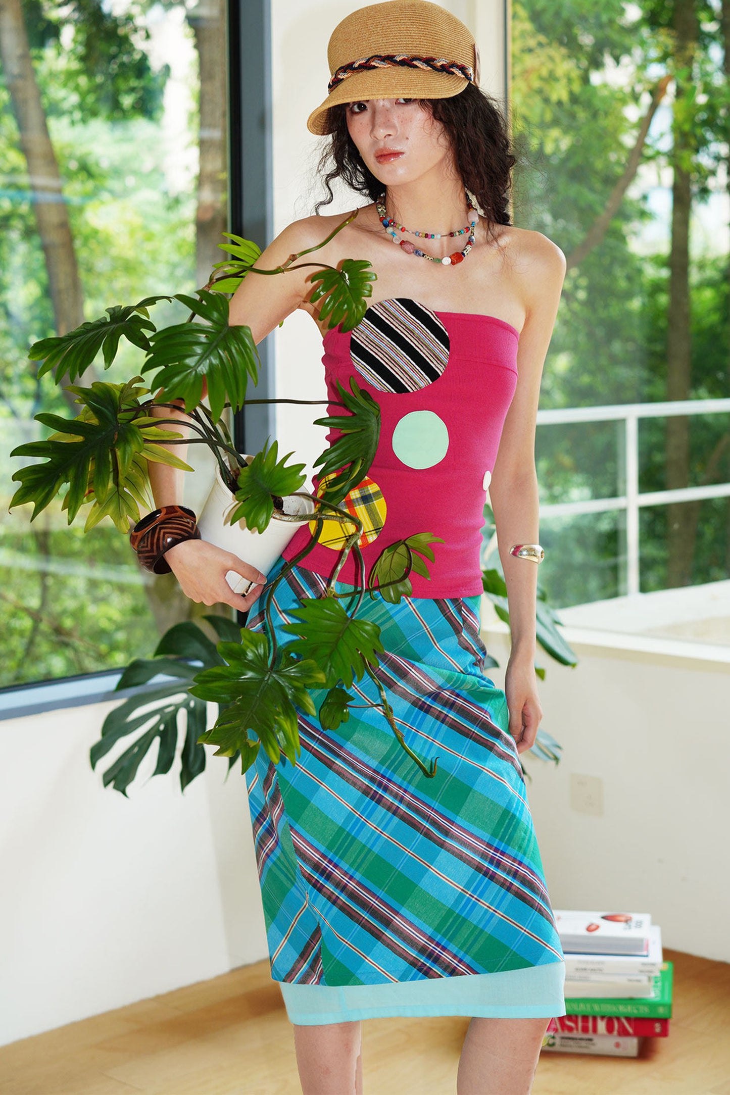 Niche Color-Block Patchwork Vest