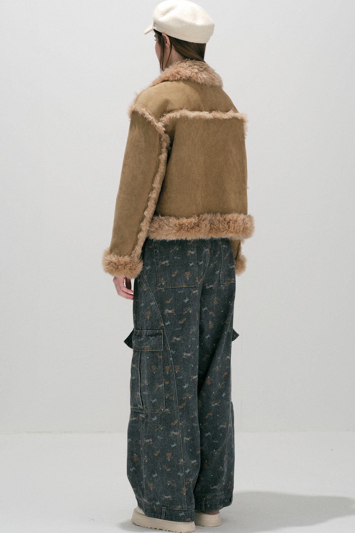 Caramel Eco-Fur Coat