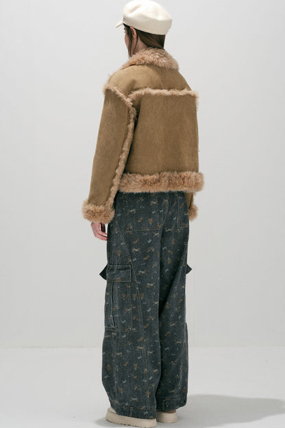 Caramel Eco-Fur Coat
