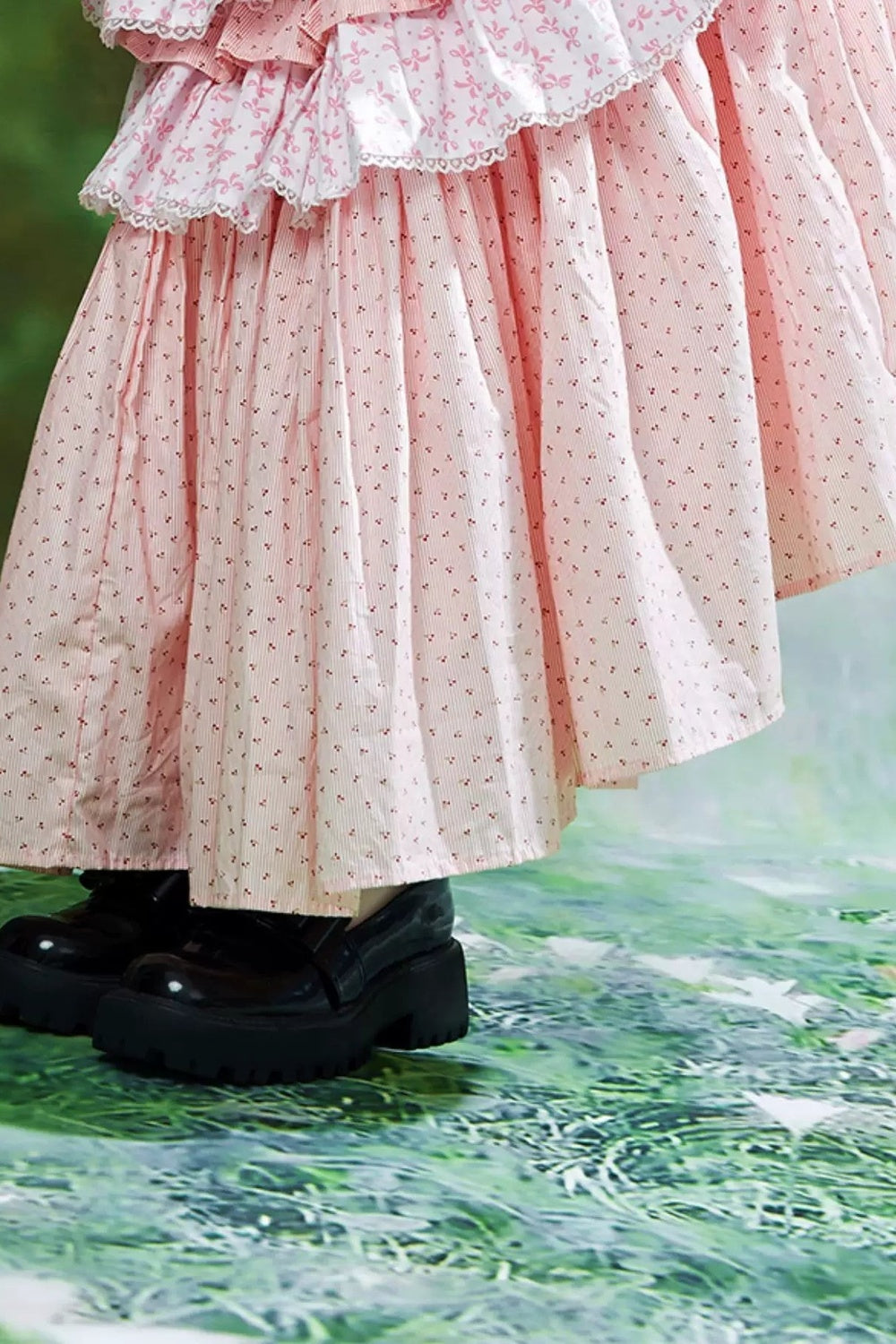 Ancient Pink Lolita Skirt