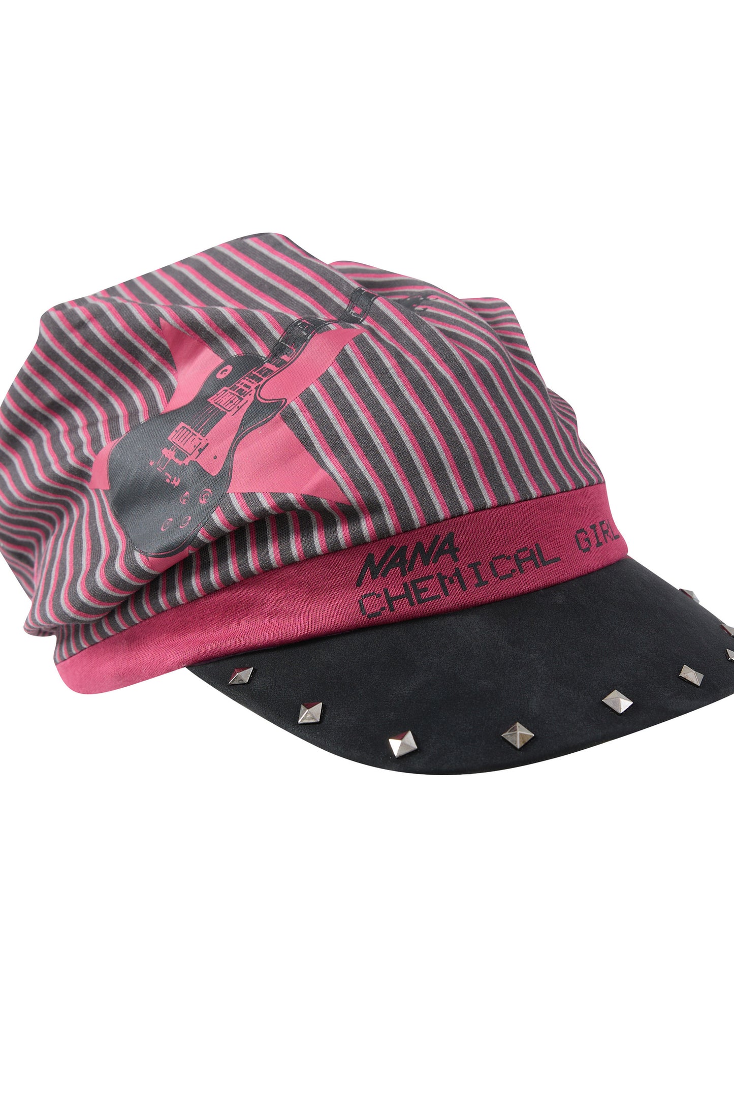 Color-Blocked Pinstripe Beanie Cap