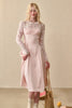 Zartrosa Kleid