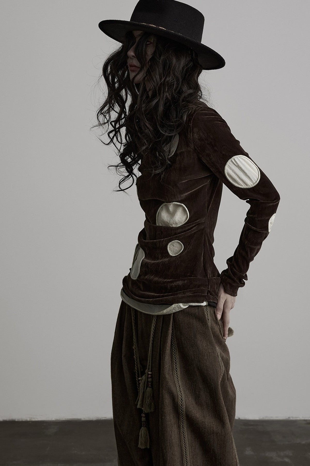 Double-Layered Hollow-Out T-Shirt