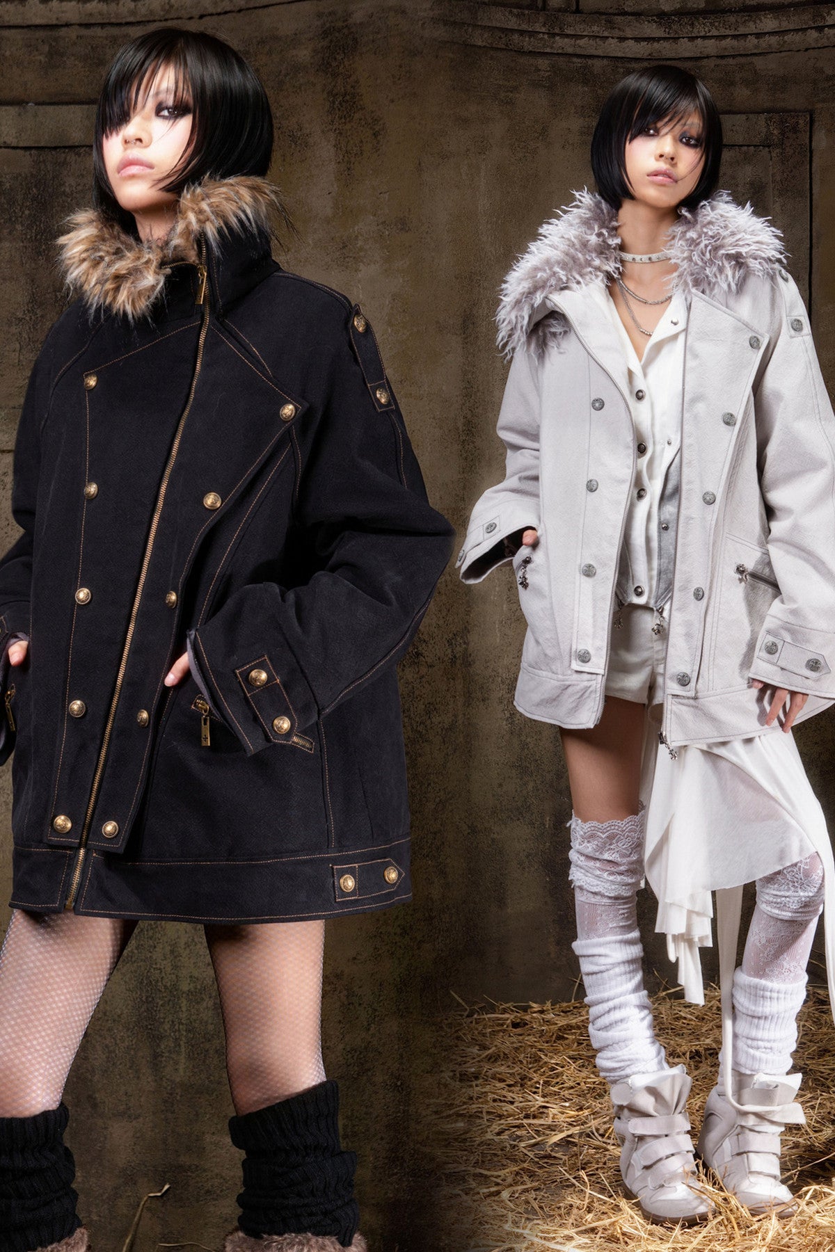 Style Mid-Length Loose Jacket