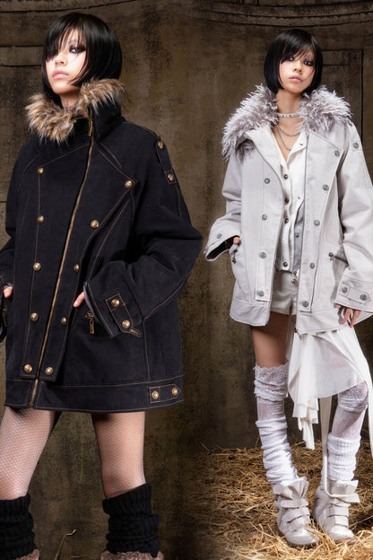Style Mid-Length Loose Jacket