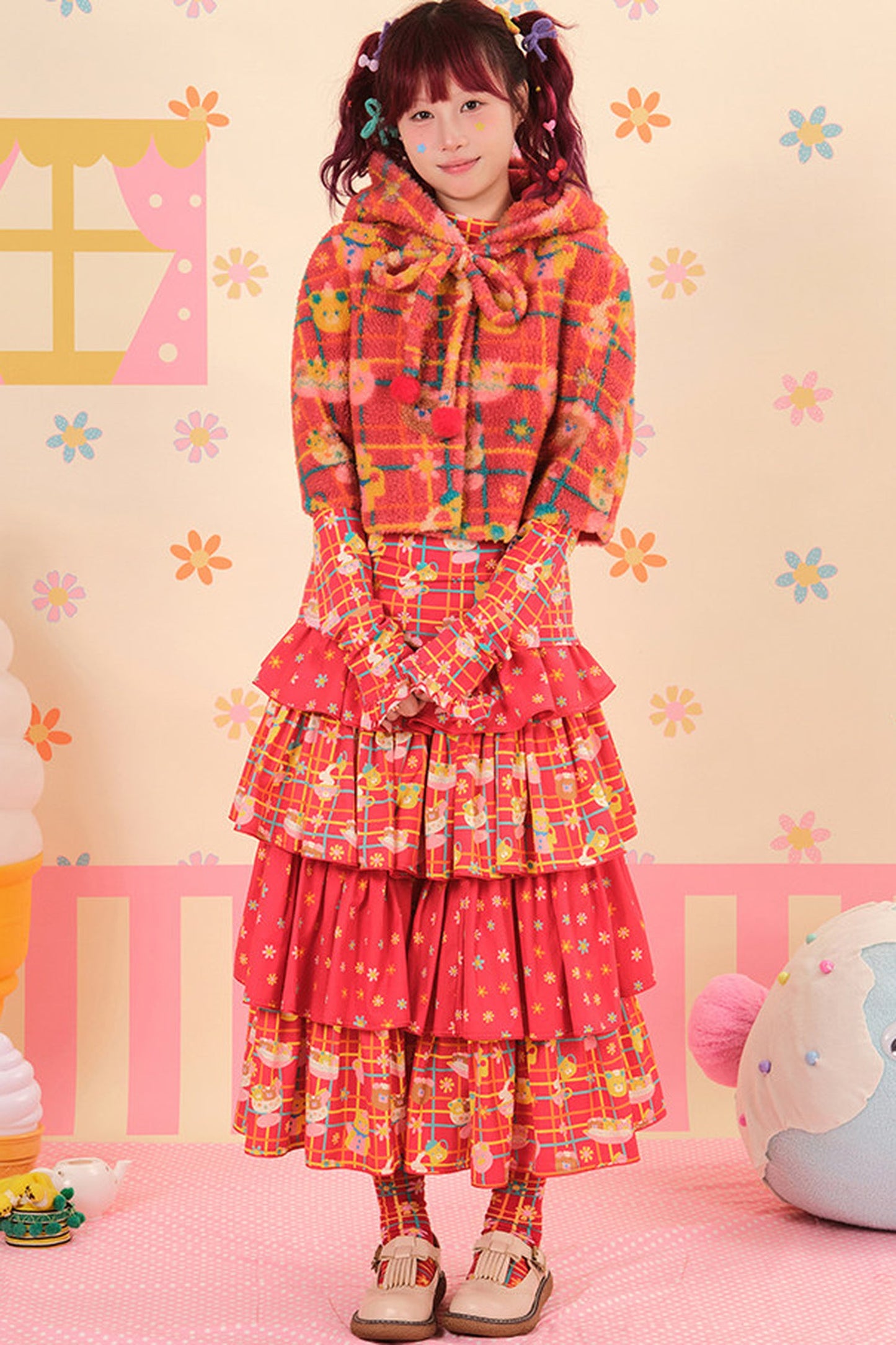 Showa Dessert Two-Tone Cake Skirt