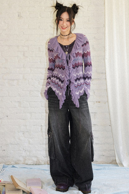 Vintage Wide-Leg Cargo Jeans