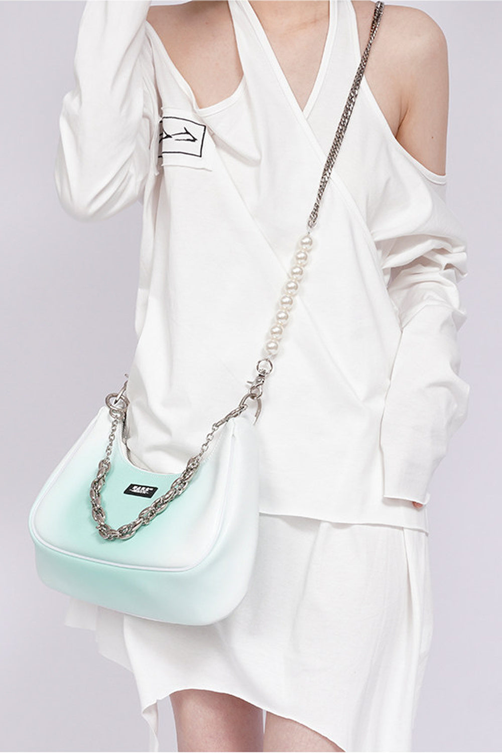 Macaron Graffiti Crossbody Bag