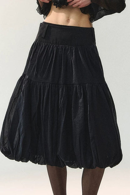 Mansha Tulle A-Line Skirt