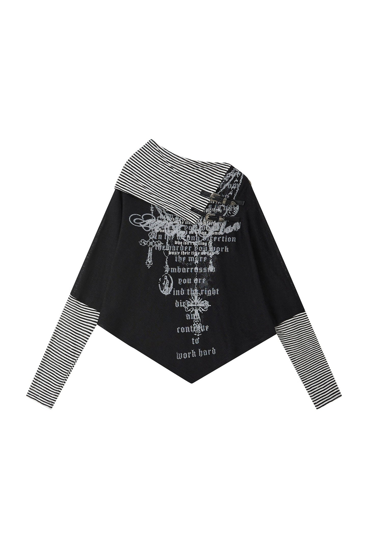 Asymmetrical Batwing Sun Protection Top Set-Up
