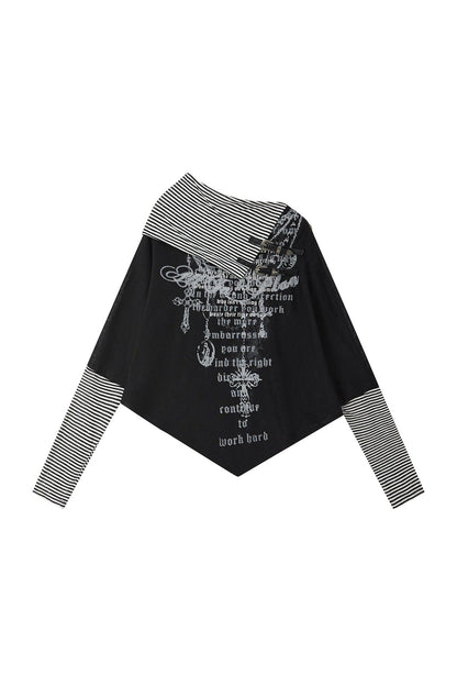 Asymmetrical Batwing Sun Protection Top Set-Up