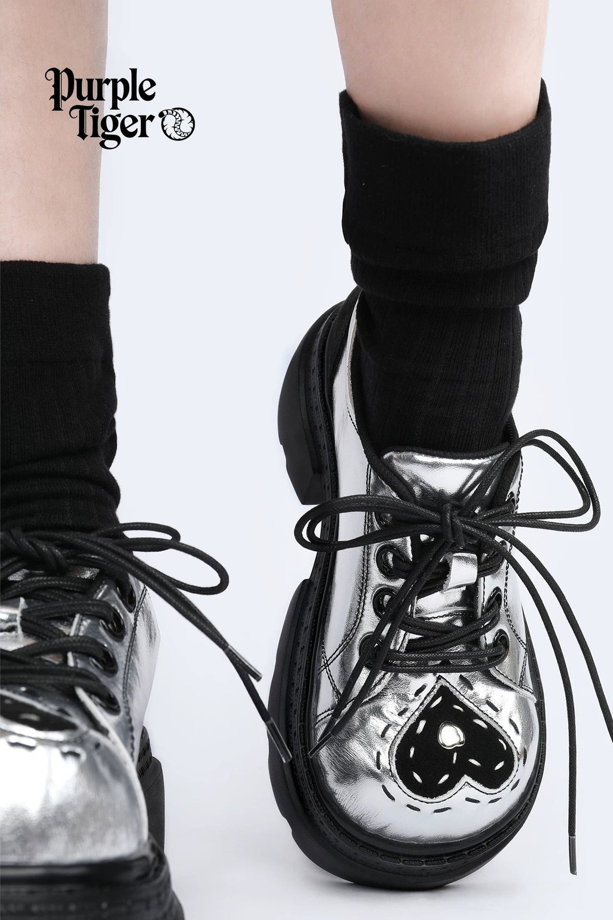 Punk Silver 6.5cm Sole Platform Shoes
