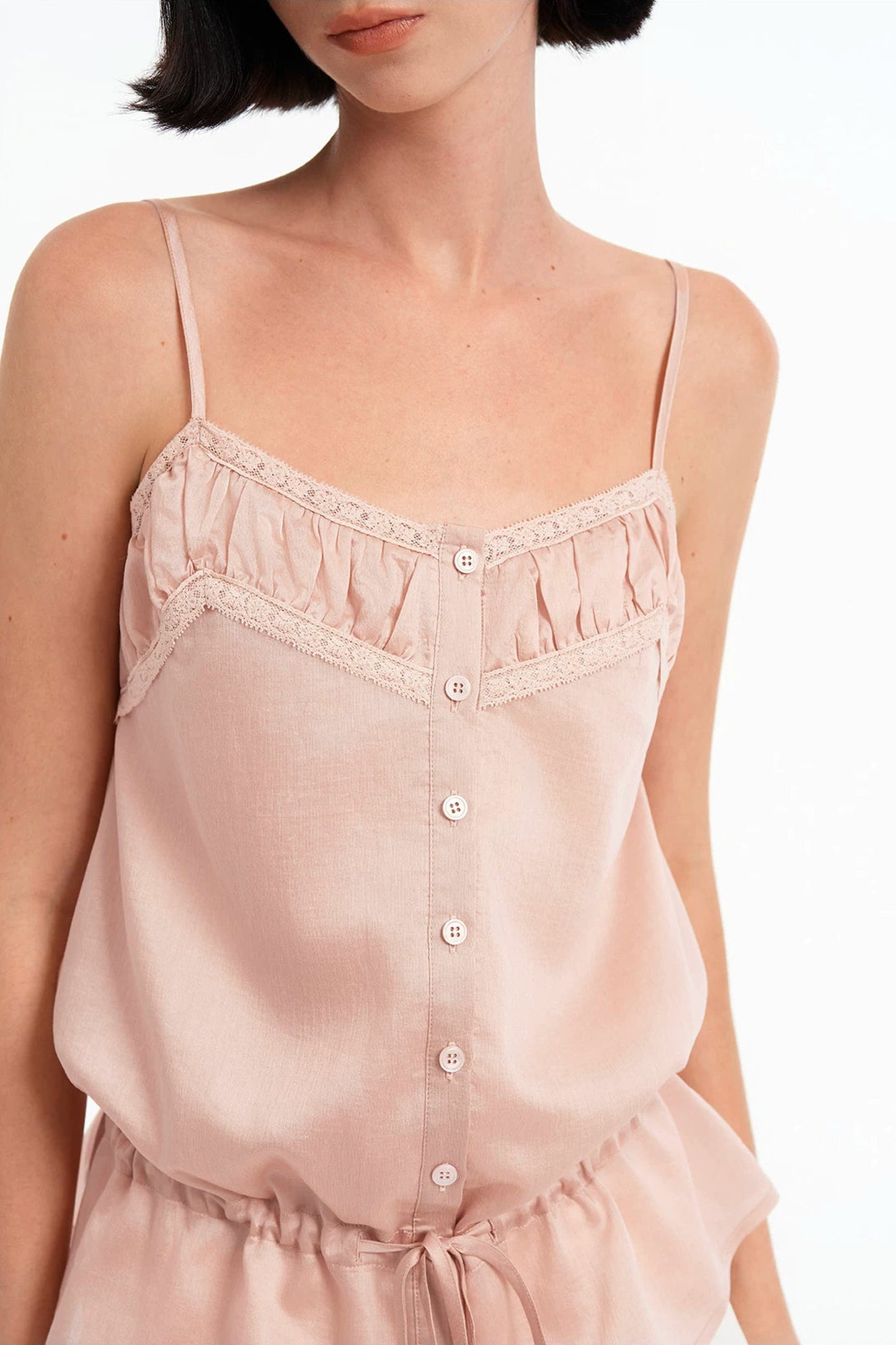 Tencel Lace Patchwork Camisole